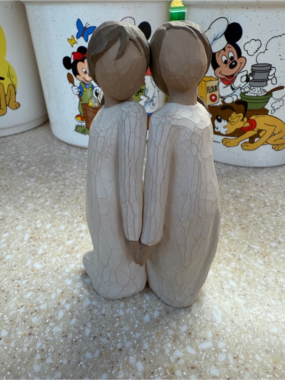 Willow Tree Two Alike Figurine in Cream and Light Brown 2004 Susan Lordi